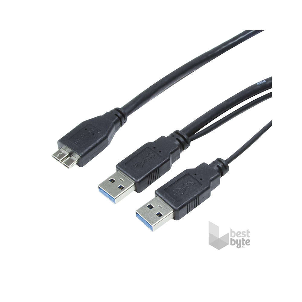 LogiLink CU0072 USB 3.0 Y tápkábel