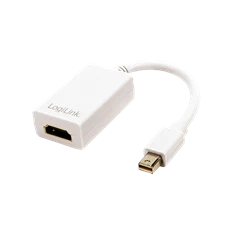 LogiLink CV0036A fehér mini DisplayPort apa > HDMI anya