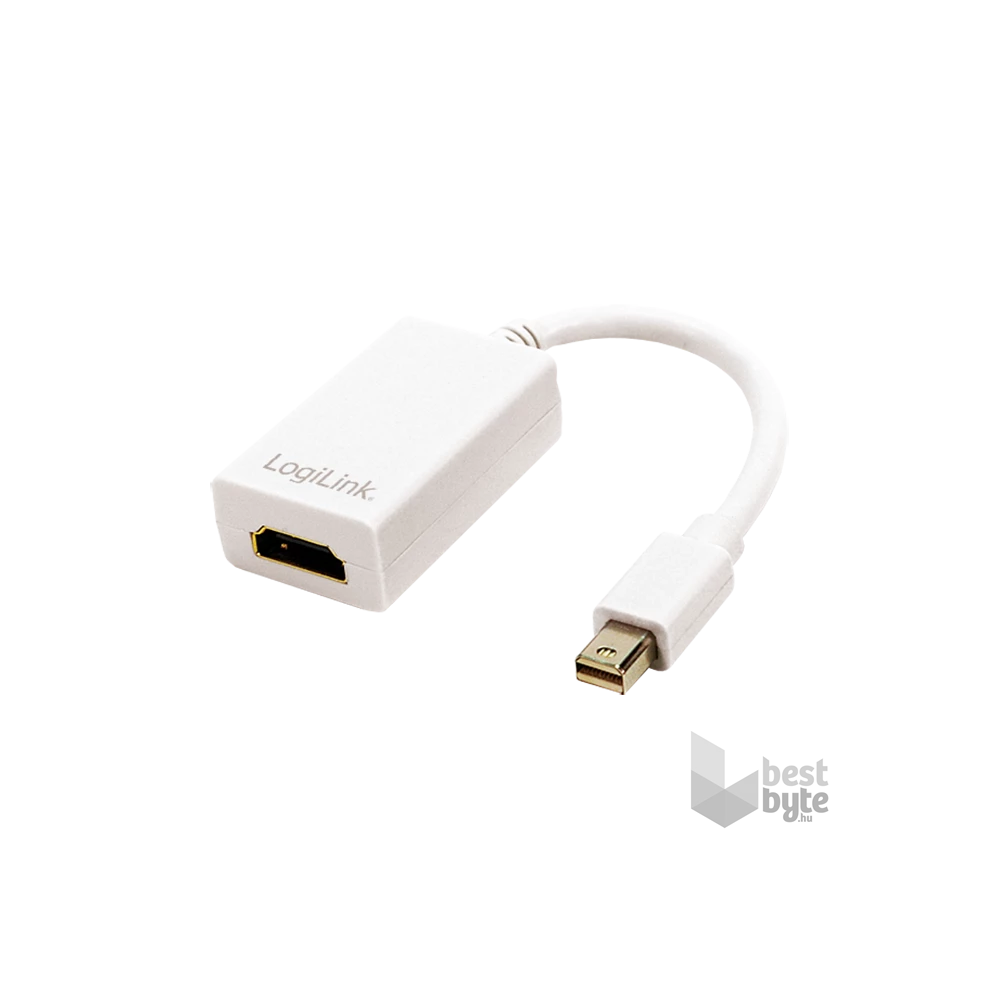 LogiLink CV0036A fehér mini DisplayPort apa > HDMI anya