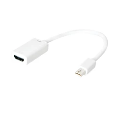 LogiLink CV0036B fehér mini DisplayPort apa > HDMI anya