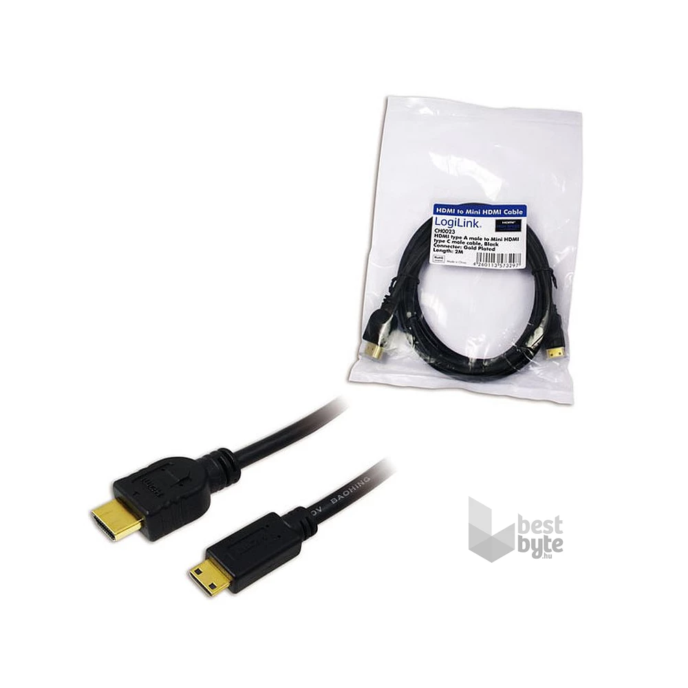 Logilink CH0023 HDMI Mini HDMI átalakító kábel 2M