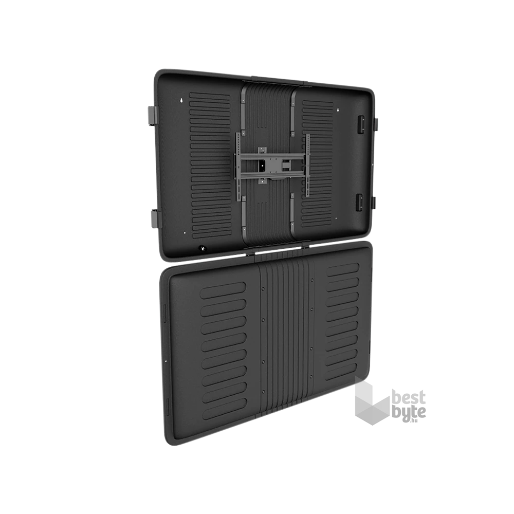 Logilink BP0167 Időjárásálló TV ház, 55"-75" TV-khez, acél, fekete