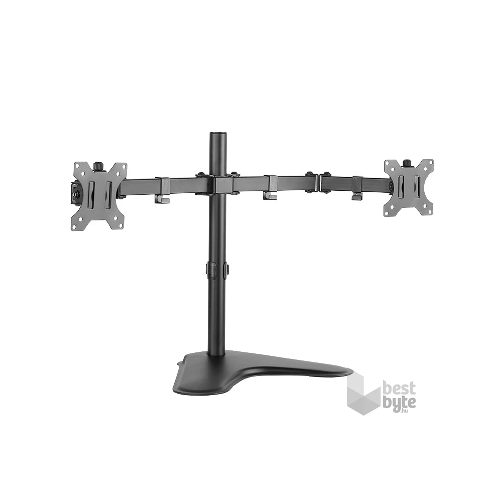 Logilink BP0045 Kettős monitorállvány, 13 32" acél, 460 mm karhossz