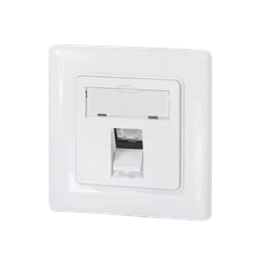 Logilink NK4053 Keystone előlap 1 modulhoz, német típusú, fehér