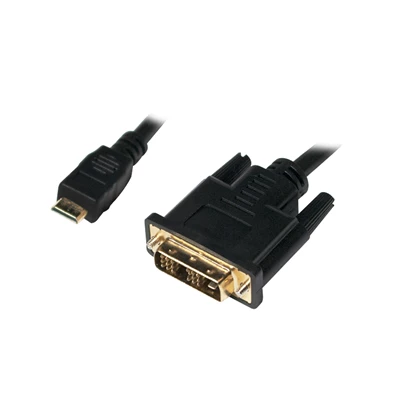Logilink CHM004 Mini-HDMI apa DVI-D kábel apa, 2.0 m