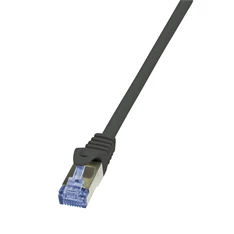 Logilink CQ4063S Patch kábel PrimeLine, Cat.7 kábel, S/FTP, fekete, 3 m