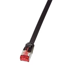 Logilink CF2053S Patch kábel SlimLine, lapos, Cat.6A, U/FTP, fekete, 2 m