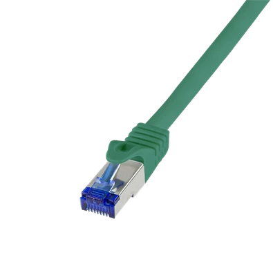 Logilink C6A015S Patch kábel Ultraflex, Cat.6A, S/FTP, zöld, 0,25 m