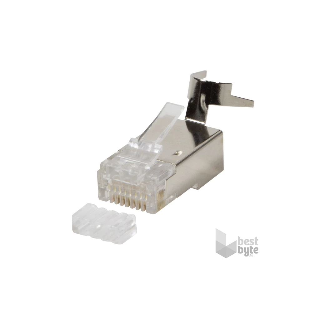 Logilink MP0030 RJ45 moduláris csatlakozó, Cat.8.1/Cat.6A, árnyékolt, 10 db