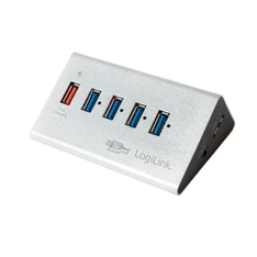 LogiLink UA0227 USB3.0 4 portos HUB + 1x Fast Charging Port