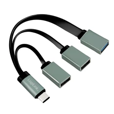 Logilink UA0315 USB-C hub, 2x USB 2.0 AF + 1x USB 3.0 AF