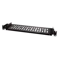 Logilink SF1C25B 19" konzolos polc, elülső csavaros rögzítés, fekete