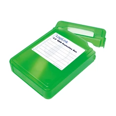 Logilink UA0133G 3,5" HDD Védődoboz, zöld