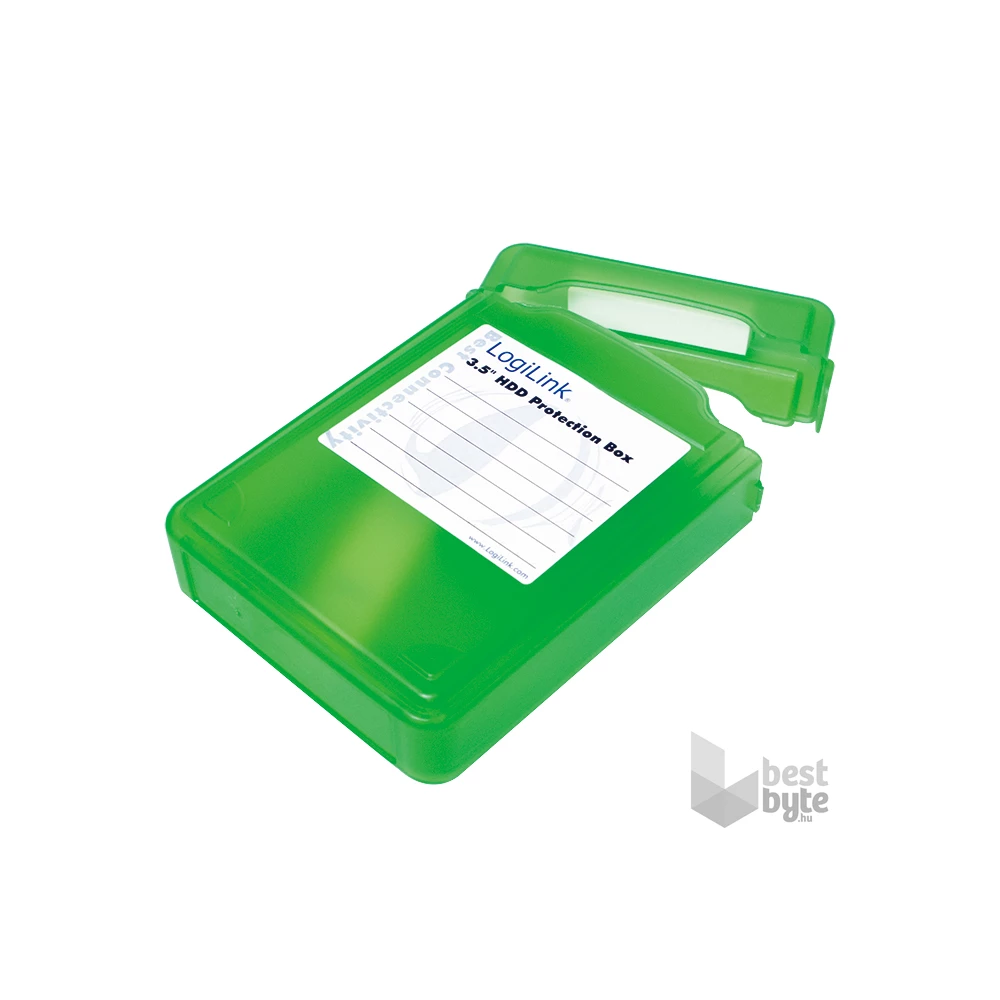 Logilink UA0133G 3,5" HDD Védődoboz, zöld