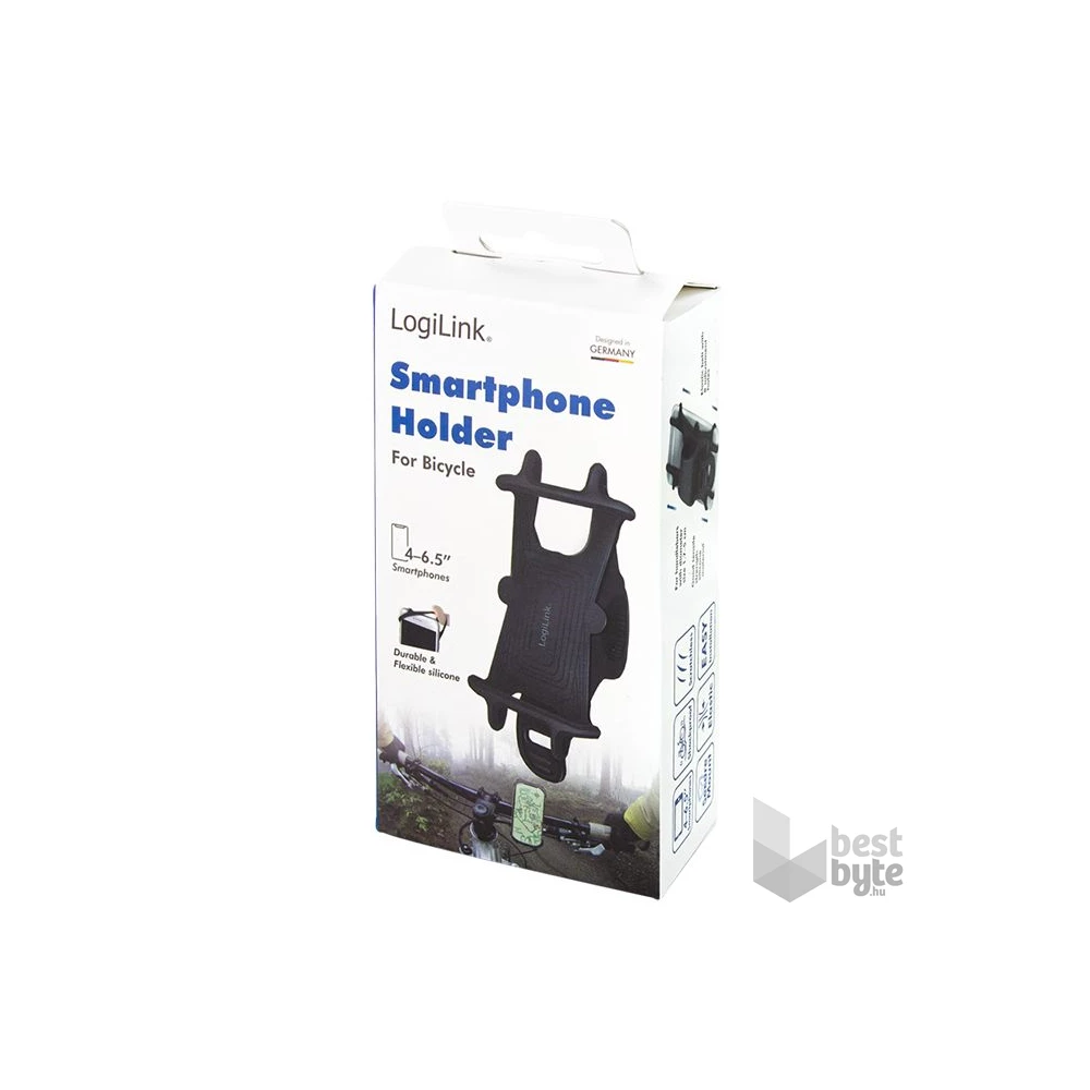 Logilink AA0135 univerzális kerékpáros szilikon telefontartó