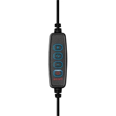 Logilink AA0150 8,5cm fekete LED körlámpa okostelefonhoz