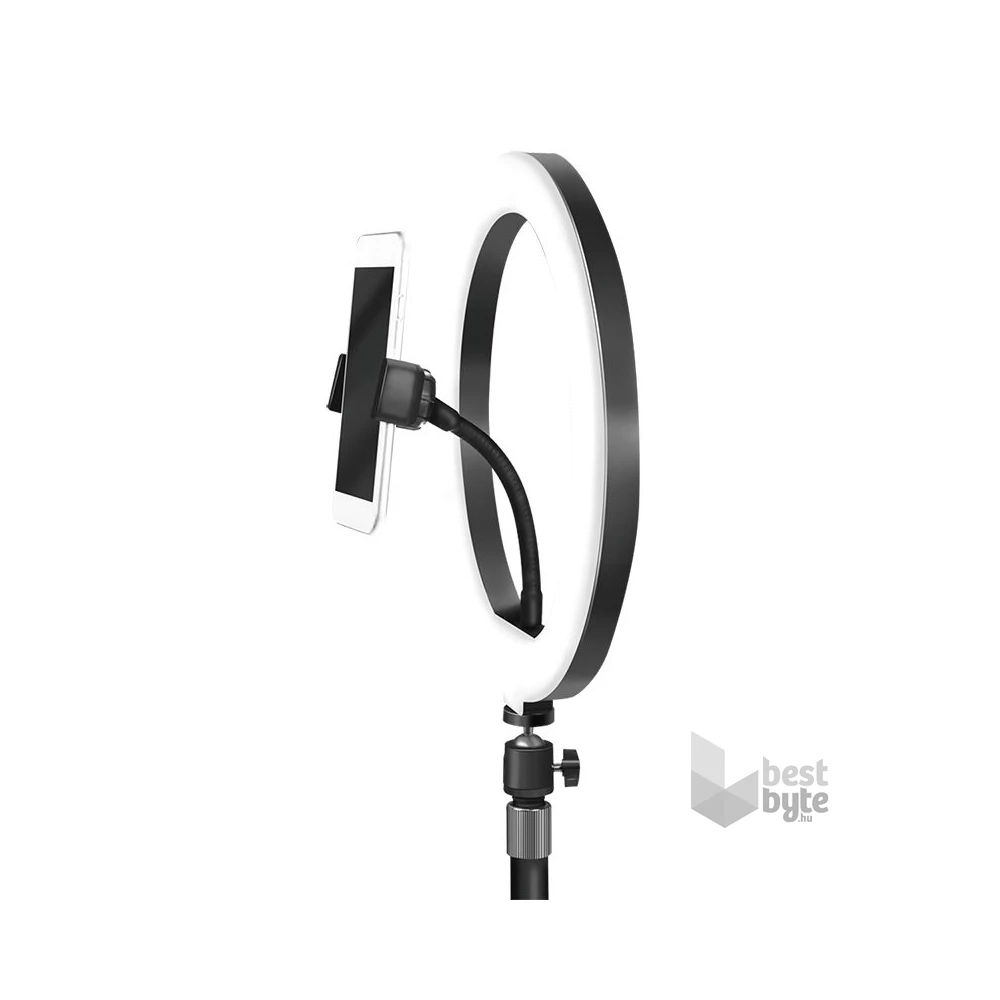 Logilink AA0152 25cm fekete LED körlámpa okostelefonhoz