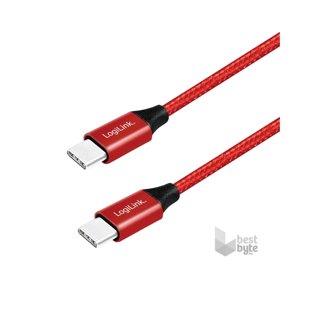 Logilink CU0156 1m USB 2.0 Type-C apa-apa kábel