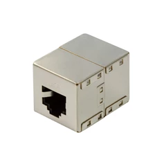 Logilink NP0054 Cat.6 RJ45 soros csatoló STP, árnyékolt, árnyékolt