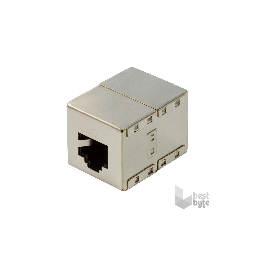 Logilink NP0054 Cat.6 RJ45 soros csatoló STP, árnyékolt, árnyékolt
