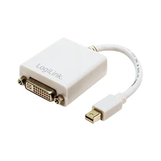 Logilink CV0037 DisplayPort adapter, mDP/M-DVI/F, 1080p, fehér, 0,1 m