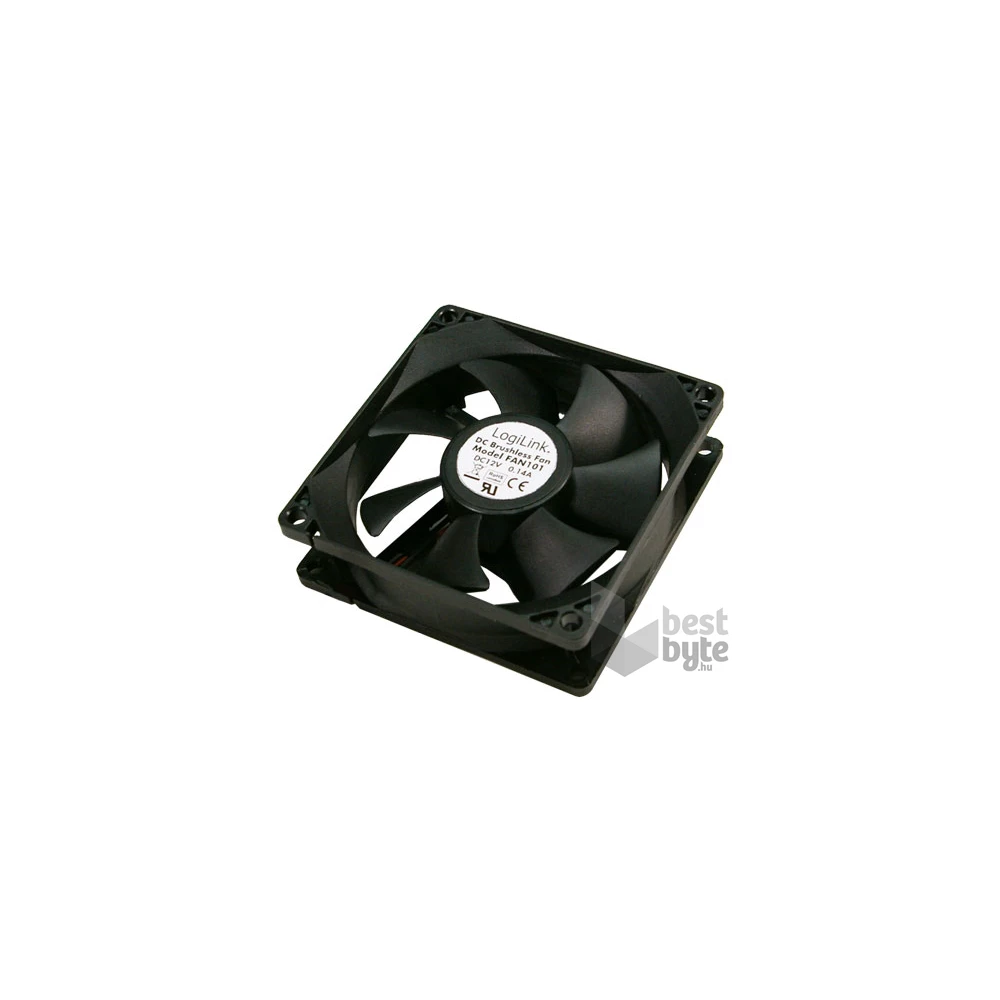 Logilink FAN101 Ventilátor 80x80x25mm fekete