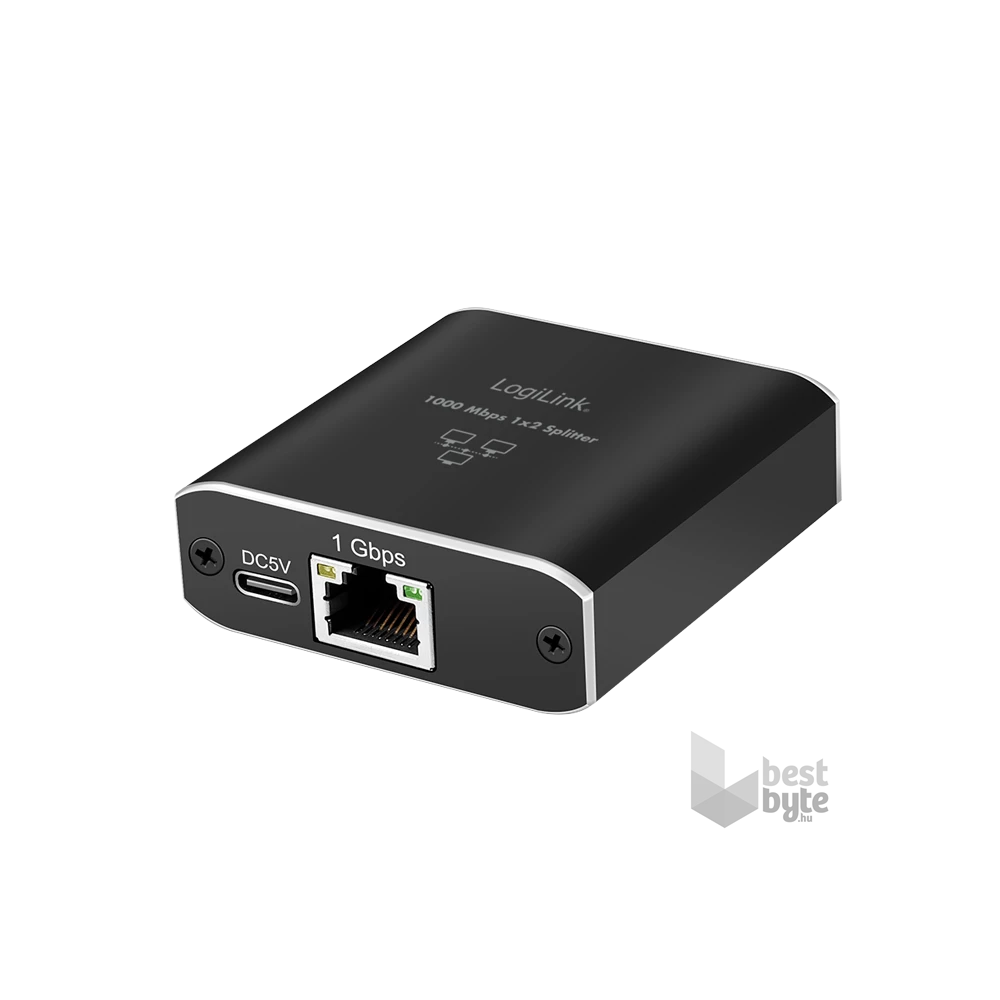 Logilink NS0011 Gigabit Ethernet Elosztó 1-2, 1000 Mbit/s, USB tápellátással