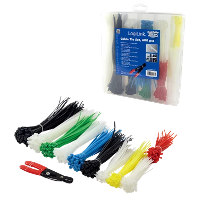 Logilink KAB0019 Kábel gyorskötöző szett, 600db