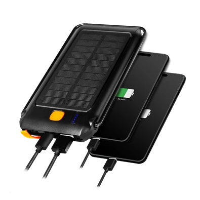 Logilink PA0273 Mobil Power Bank, LiPo, 10.000mAh, napelemes, PD 18W, fekete