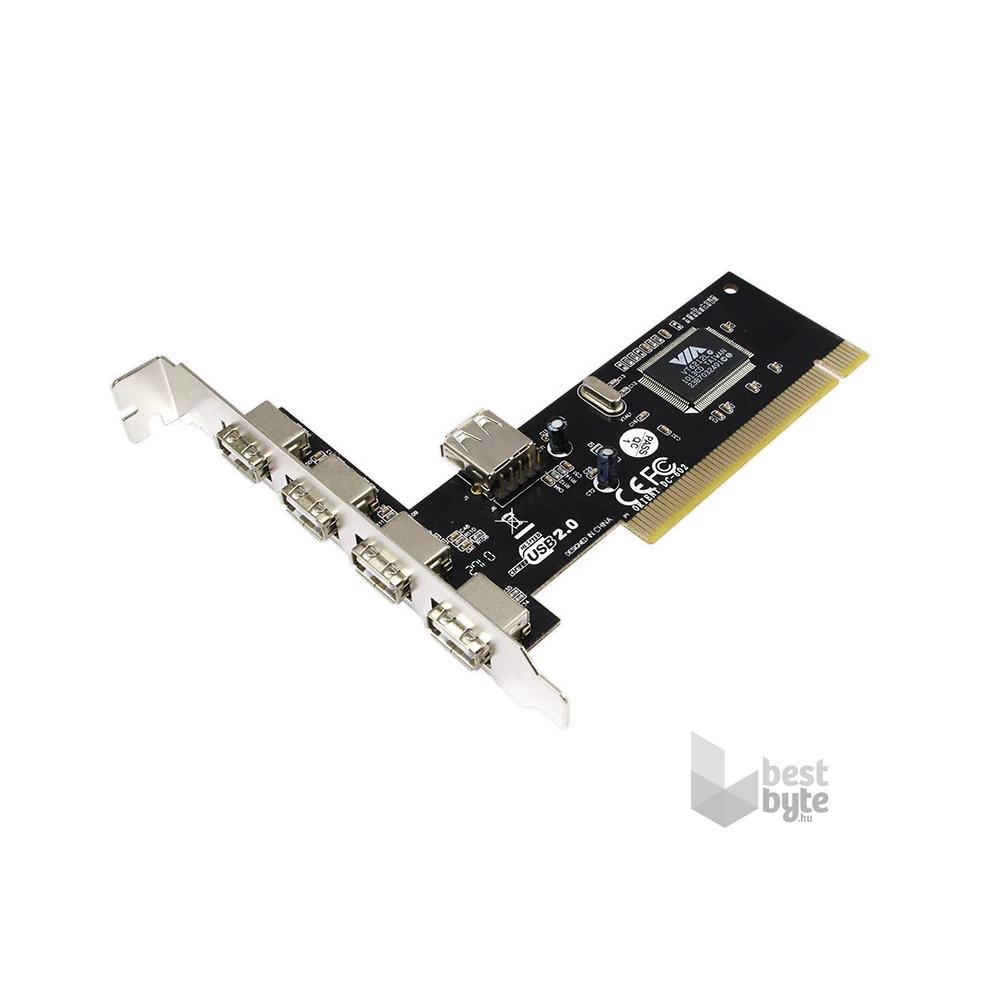 Logilink PC0028 PCI interfész kártya 4+1x USB 2.0