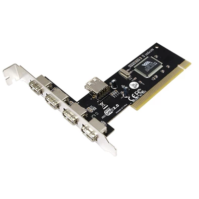Logilink PC0028 PCI interfész kártya 4+1x USB 2.0