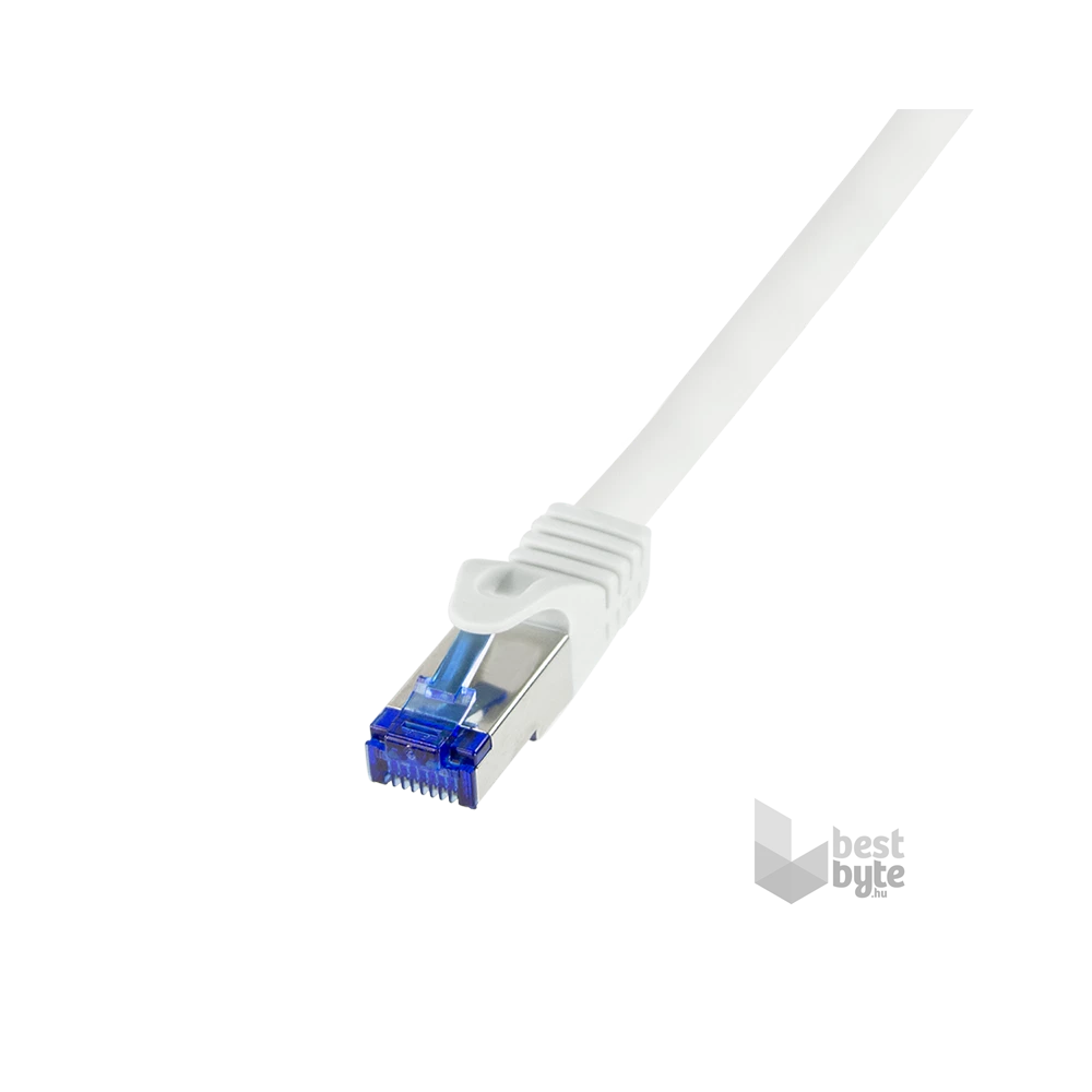 Logilink C6A011S Patch kábel Ultraflex, Cat.6A, S/FTP, fehér, 0,25 m