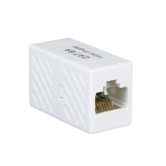 Logilink NP0025U RJ45 Inline csatlakozó 1:1 Cat.6A, árnyékolatlan, fehér
