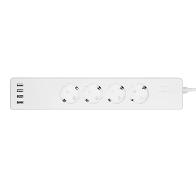 Logilink SH0104 Wi-Fi Smart Socket aljzat, 4 utas, (CEE 7/3), 4x USB, Tuya kompatibilis