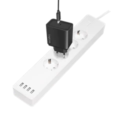 Logilink SH0104 Wi-Fi Smart Socket aljzat, 4 utas, (CEE 7/3), 4x USB, Tuya kompatibilis