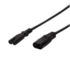 Logilink CP129 Tápkábel hosszabbító, IEC C7 - IEC C8, 2 m