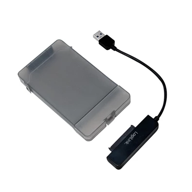 Logilink AU0037 USB 3.0   2.5" SATA adapter védőtokkal