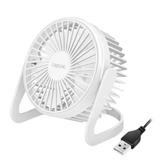 Logilink UA0402 USB ventilátor, 12,7 cm (5 hüvelyk), fehér