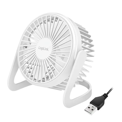 Logilink UA0402 USB ventilátor, 12,7 cm (5 hüvelyk), fehér