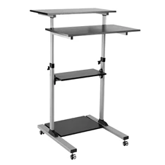Logilink BP0070 Ülő-álló munkaállomás, állítható magasságú, mobil, max. 60 kg