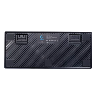 Logitech G Pro lézergravírozott magyar kiosztású fekete gamer billentyűzet (GX Blue Clicky switch)