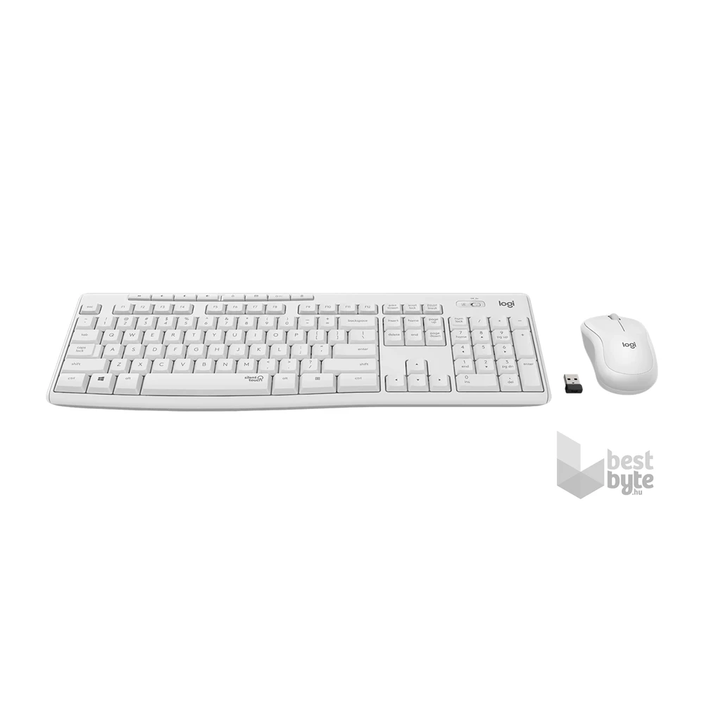 Logitech 920-009824 MK295 US vezeték nélküli fehér billentyűzet és egér