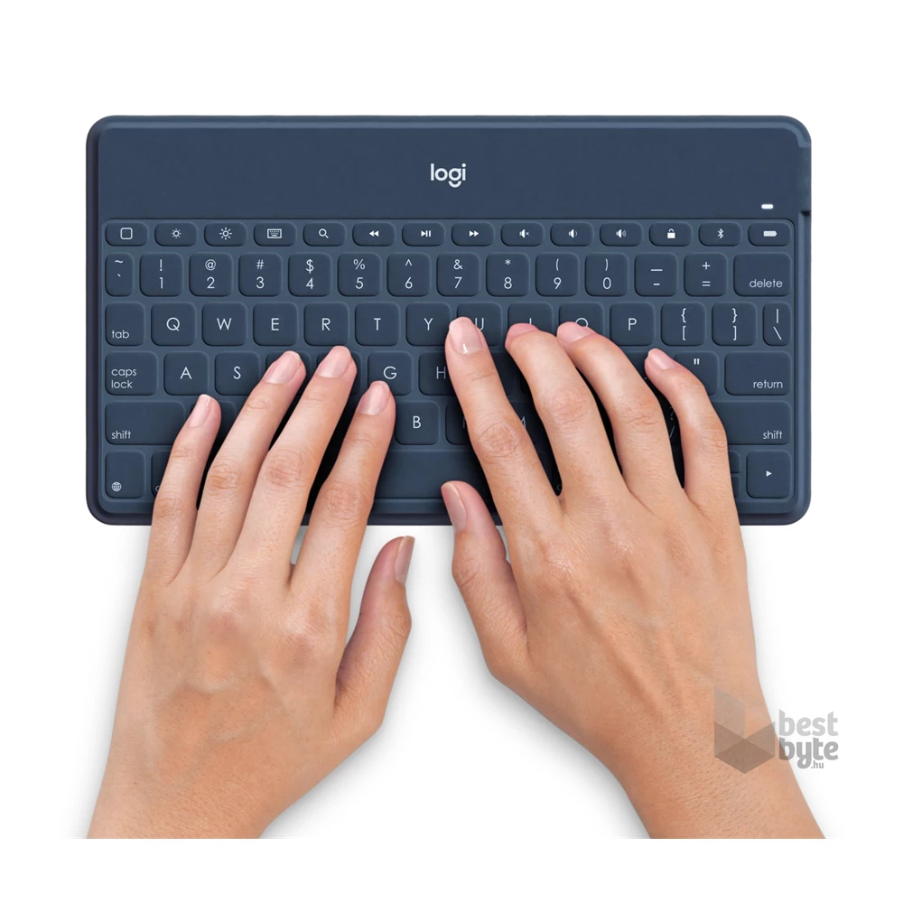 Logitech 920-010177 Keys-To-Go Apple kék vezeték nélküli billentyűzet