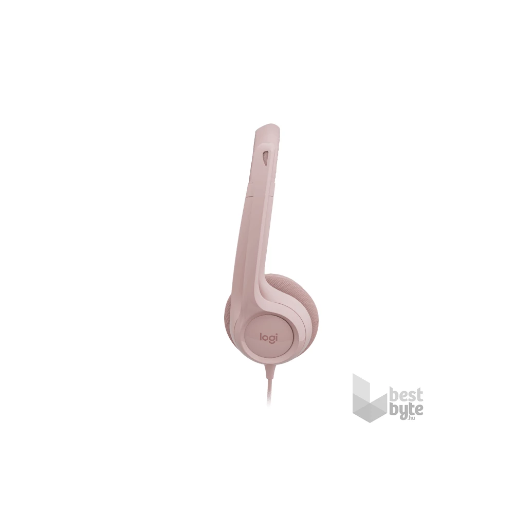 Logitech H390 USB headset rózsaszín