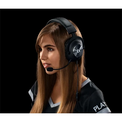 Logitech 991-000358 Pro X Gaming fekete fejhallgató és állvány