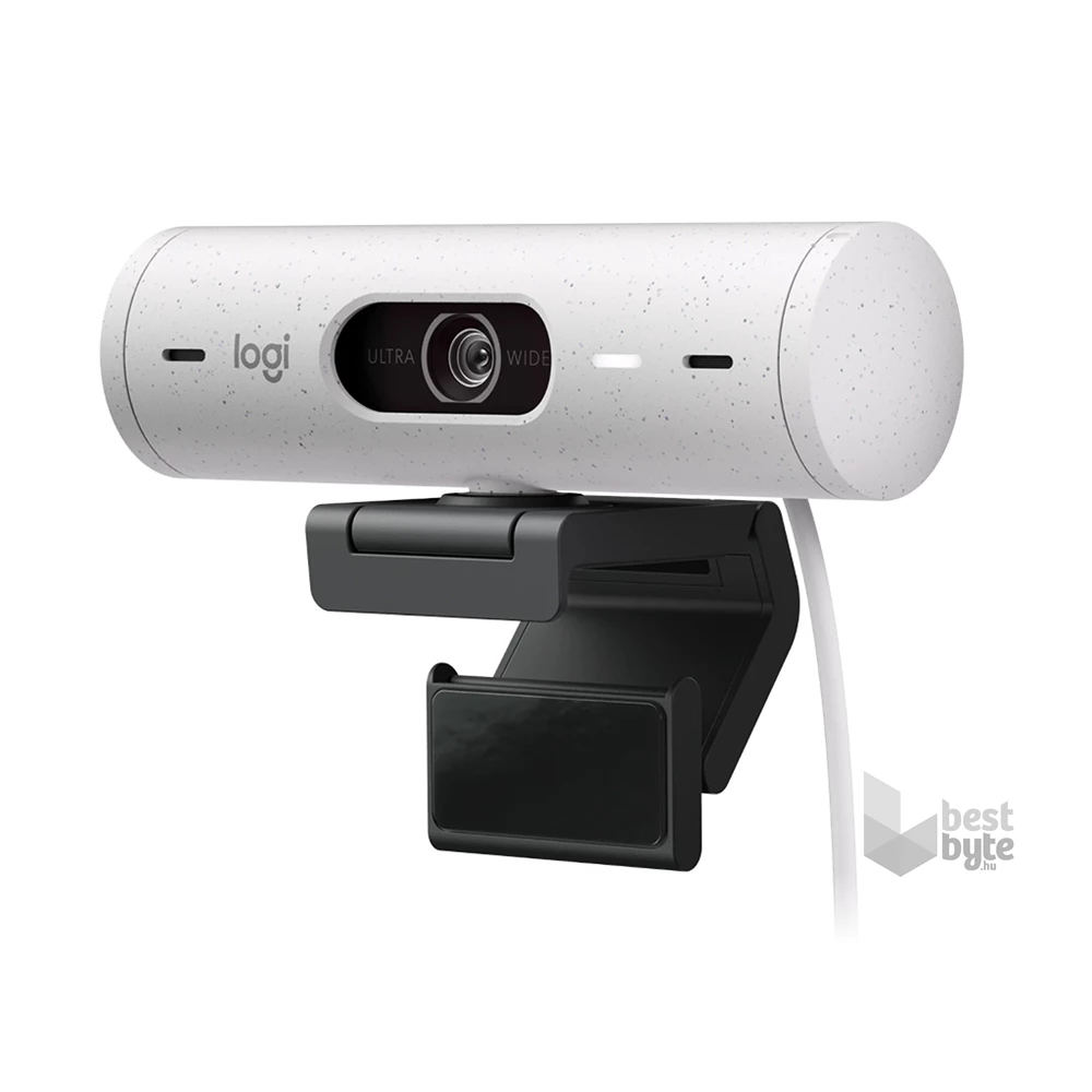 Logitech Brio 500 Full HD mikrofonos fehér webkamera