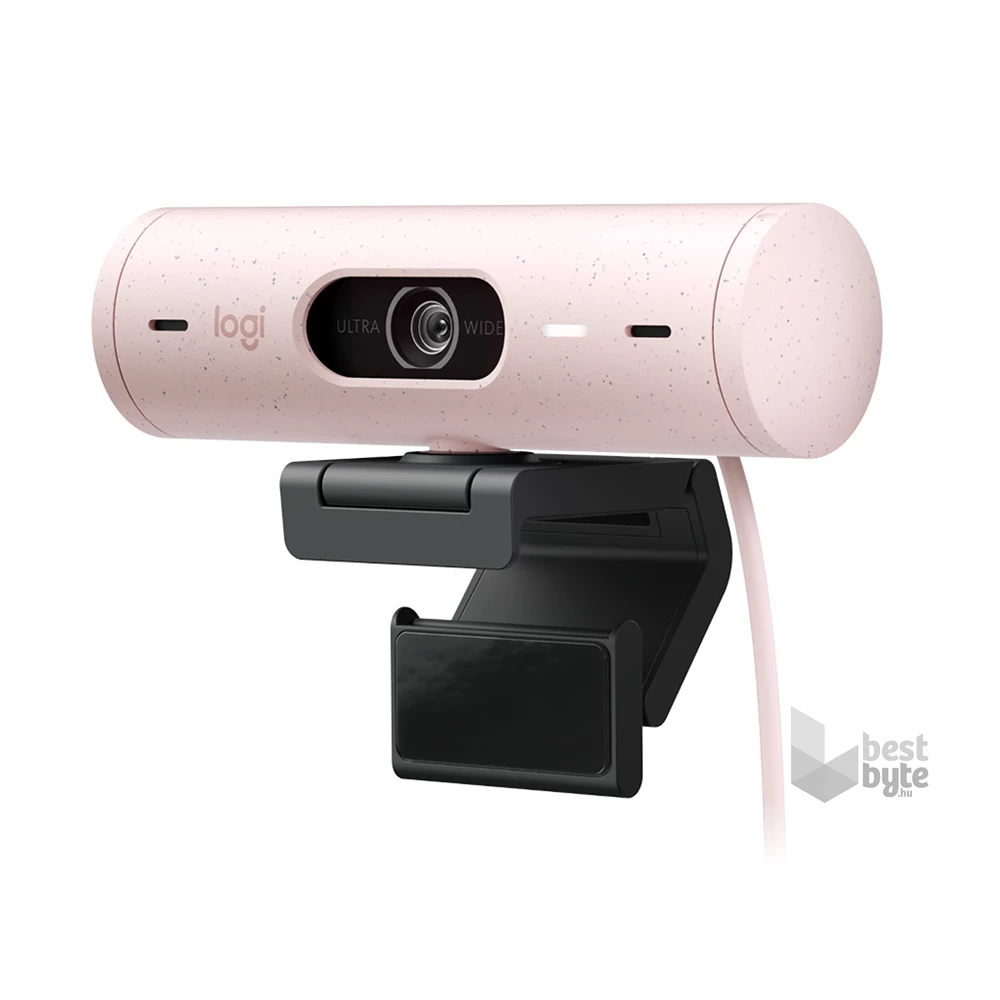 Logitech Brio 500 Full HD mikrofonos rózsaszín webkamera