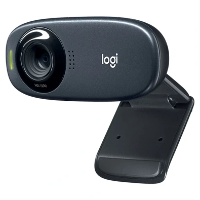 Logitech C310 720p mikrofonos fekete webkamera