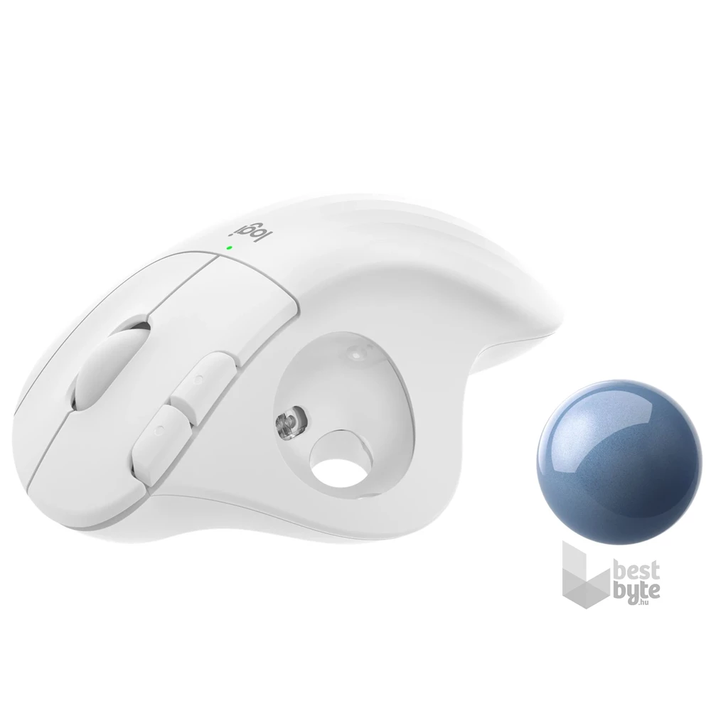 Logitech Ergo M575s vezeték nélküli fehér Trackball egér