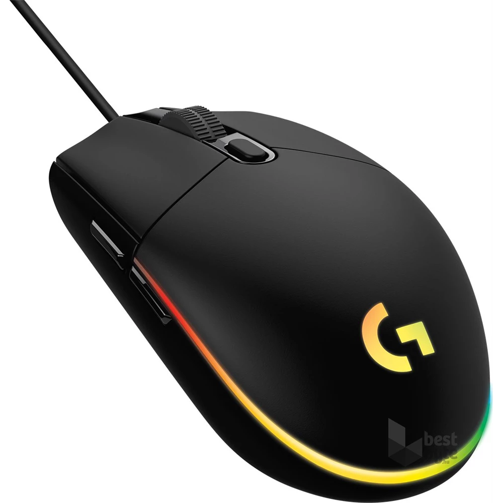 Logitech G102 Lightsync fekete gamer egér